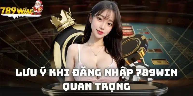 Lưu ý khi đăng nhập 789WIN quan trọng